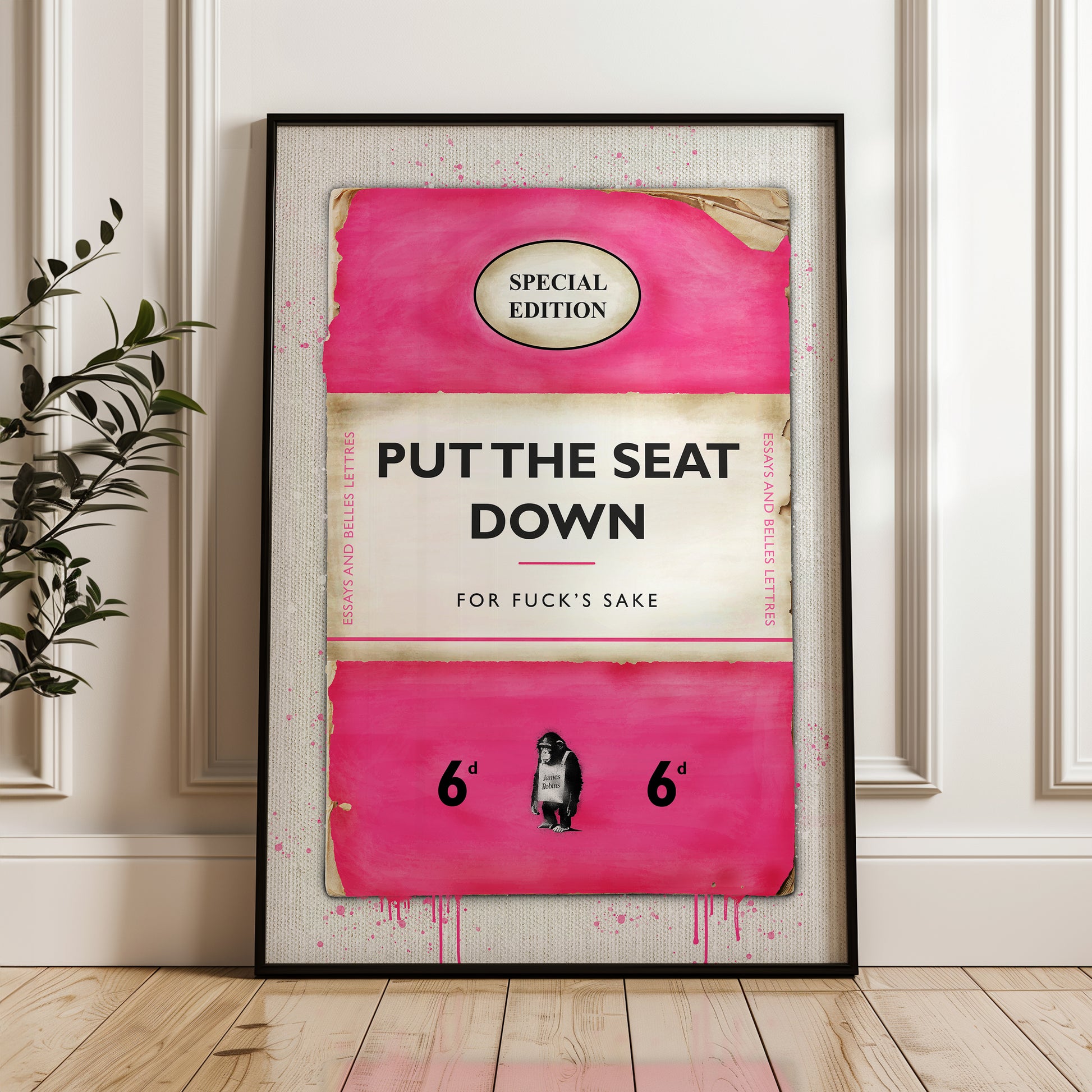 Limited Edition James Robins Put The Seat Down Print - Magic Posters