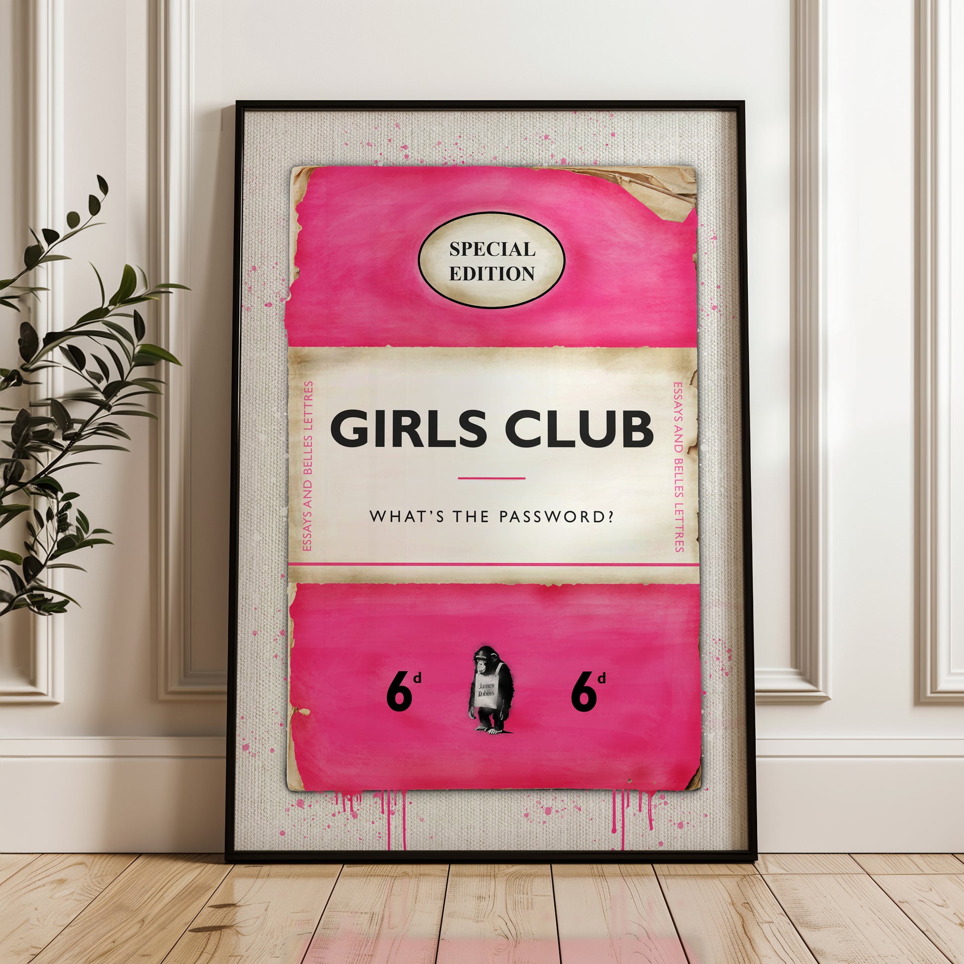Limited Edition James Robins Girls Club Print - Magic Posters