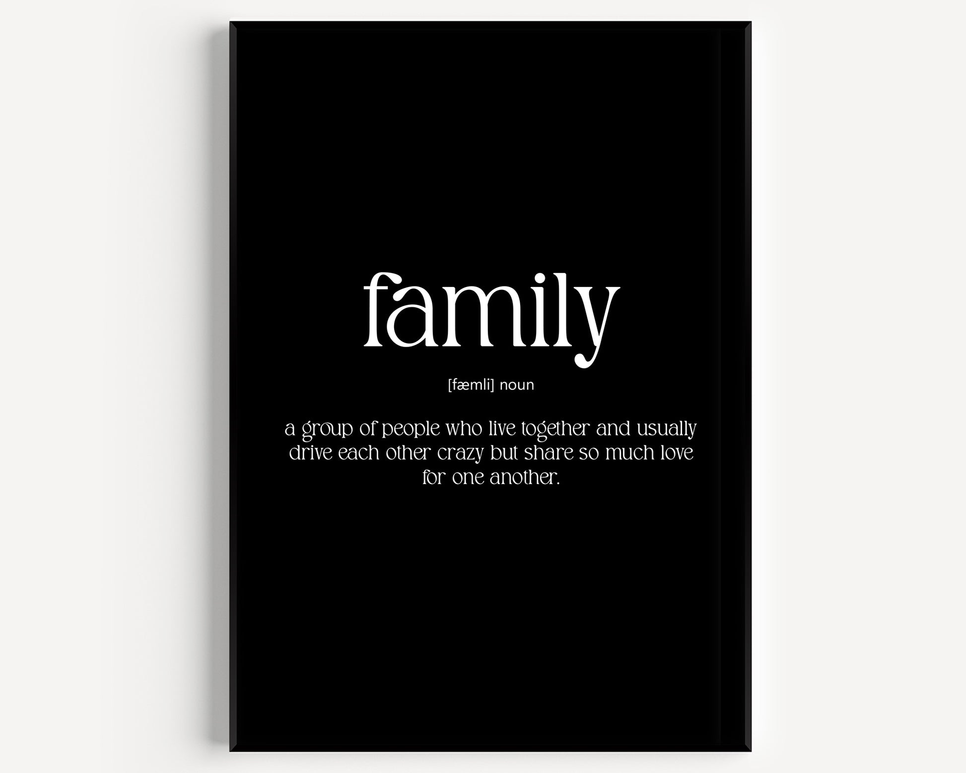 Family Definition Print V3 - Magic Posters