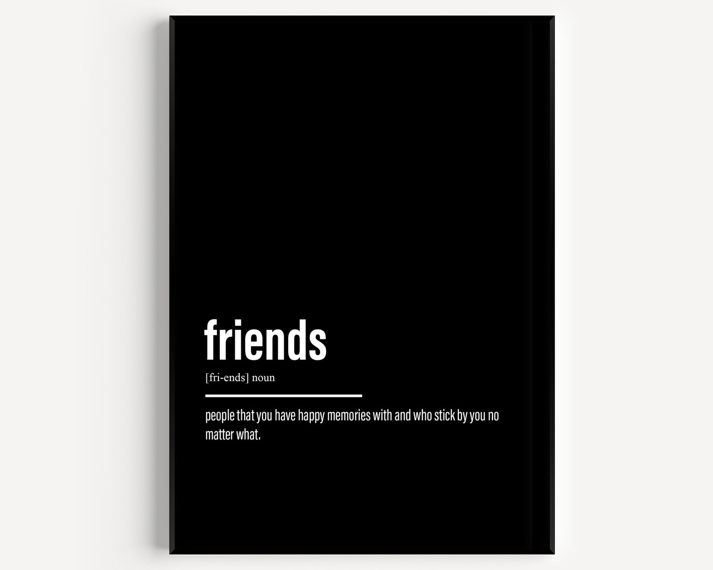 Friends Definition Print V2 - Magic Posters