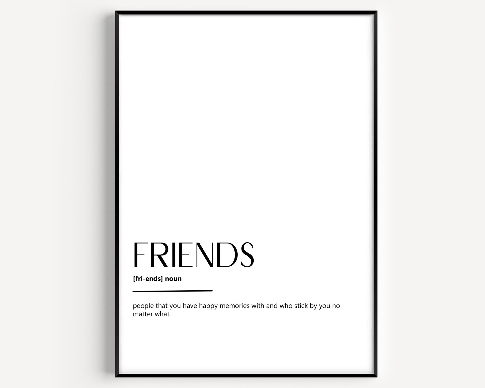 Friends Definition Print V2 - Magic Posters