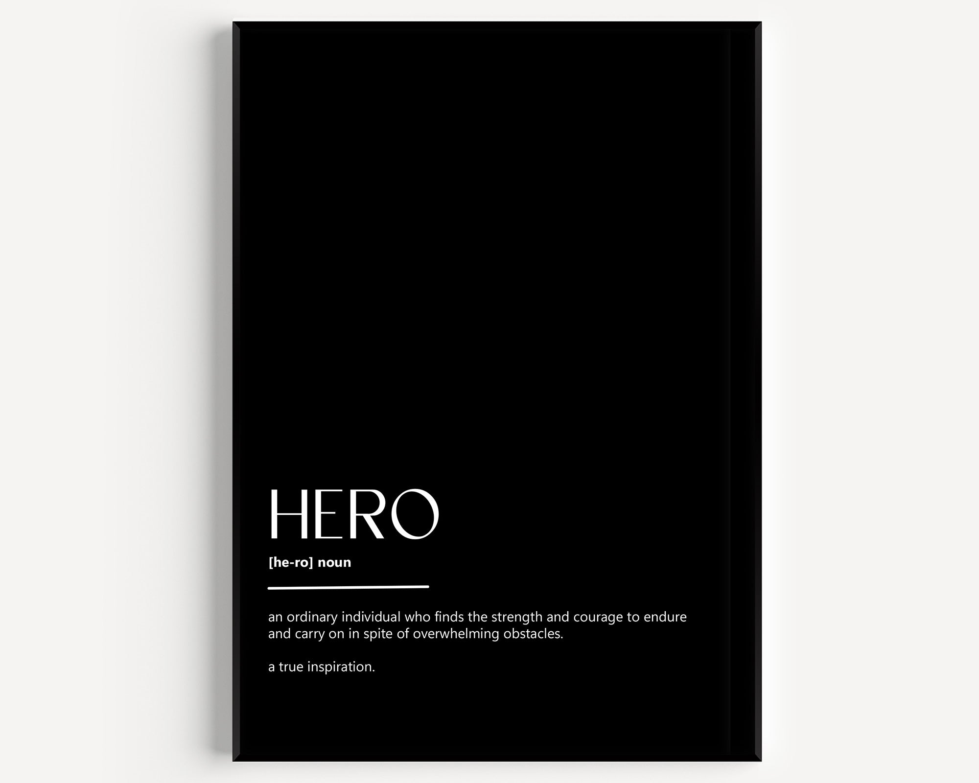 Hero Definition Print - Magic Posters