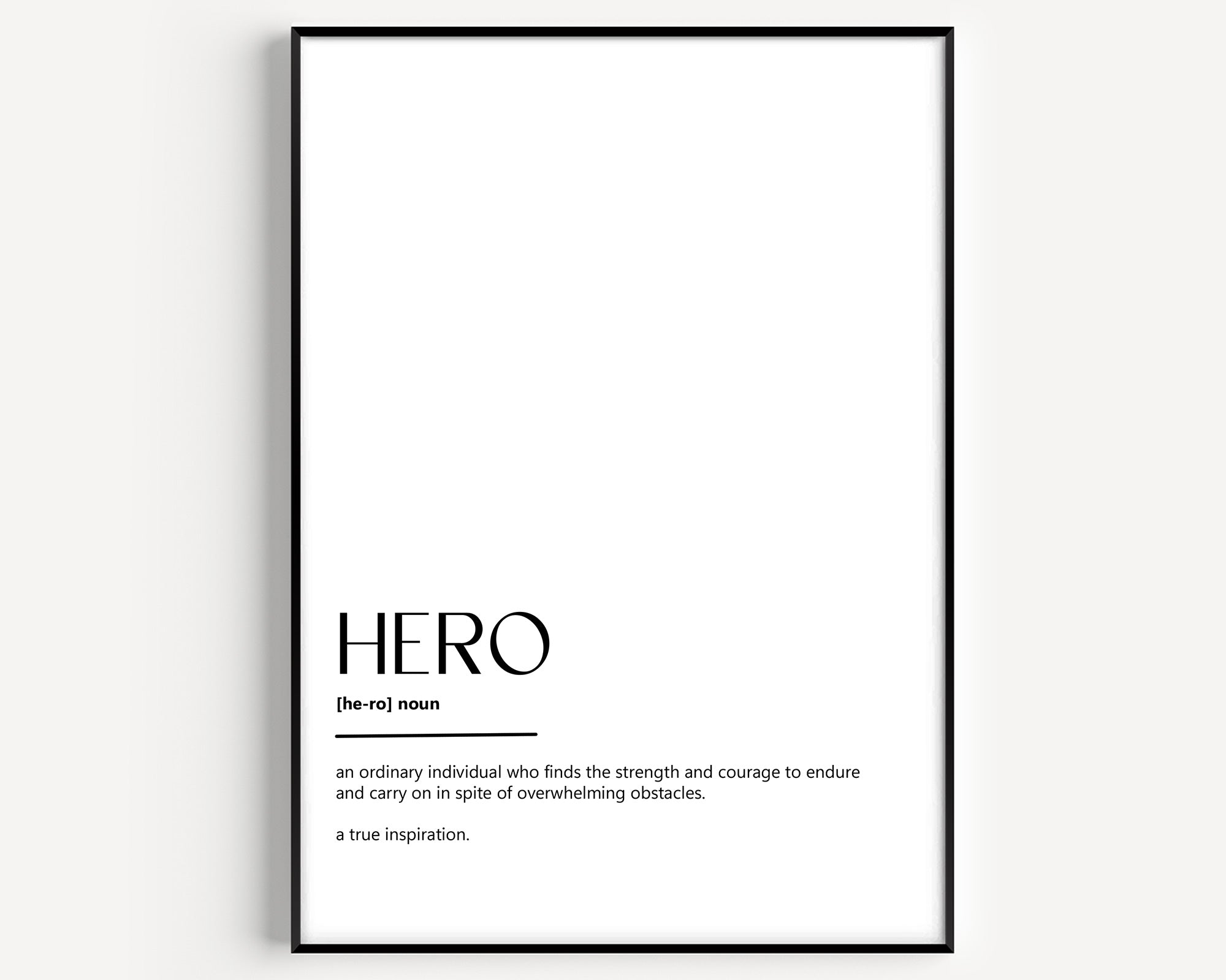 Hero Definition Print - Magic Posters