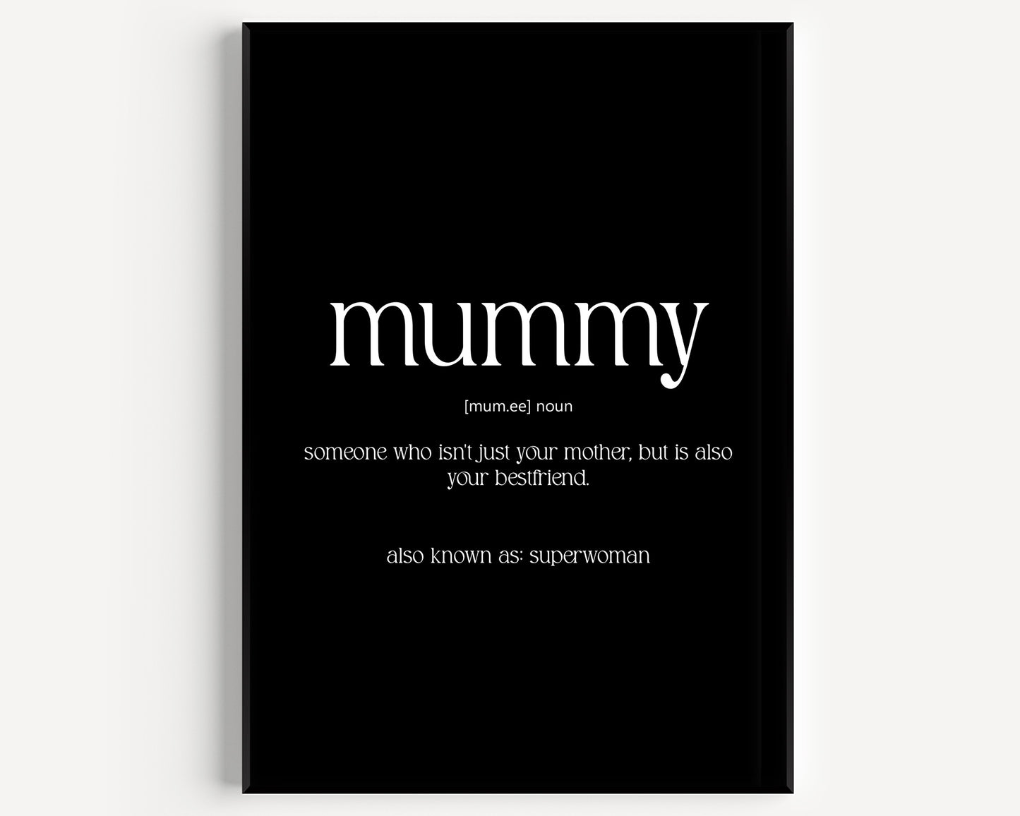 Mummy Definition Print - Magic Posters