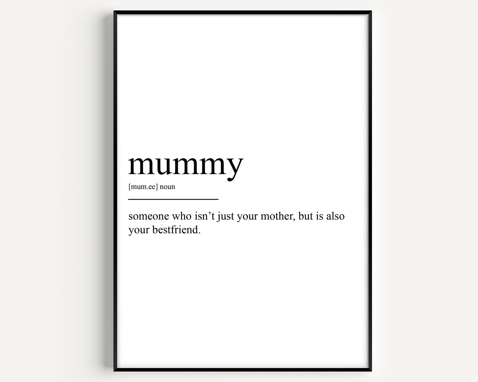 Mummy Definition Print - Magic Posters