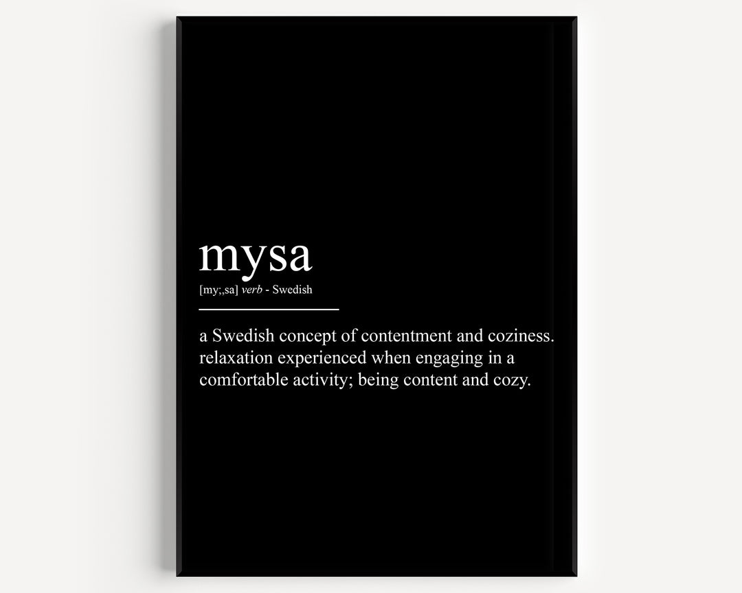 Mysa Definition Print - Magic Posters