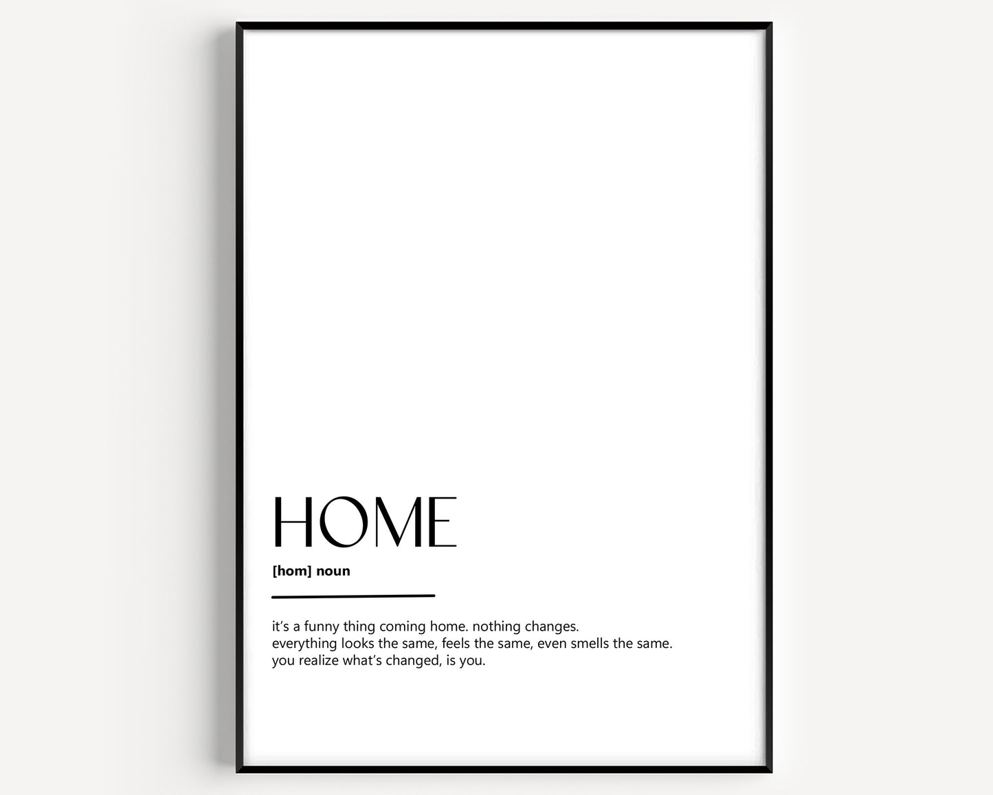 Home Definition Print - Version 2 - Magic Posters