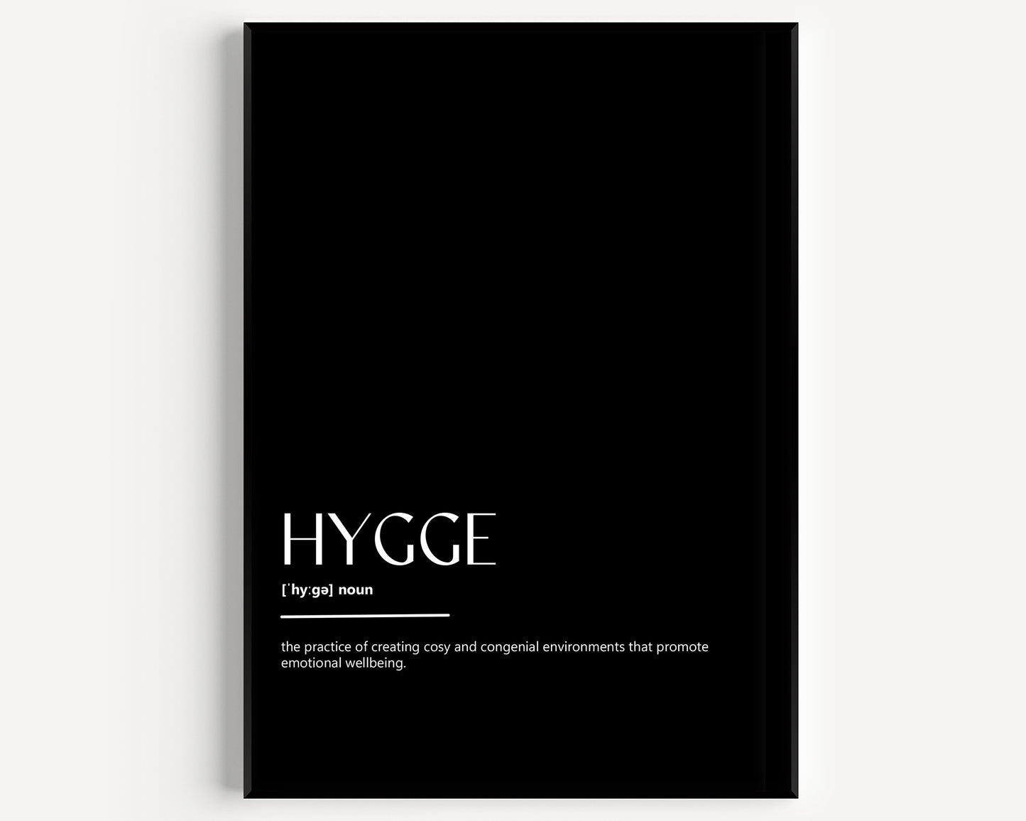 Hygge Definition Print - Magic Posters