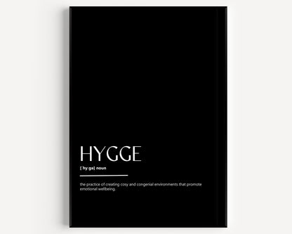 Hygge Definition Print - Magic Posters