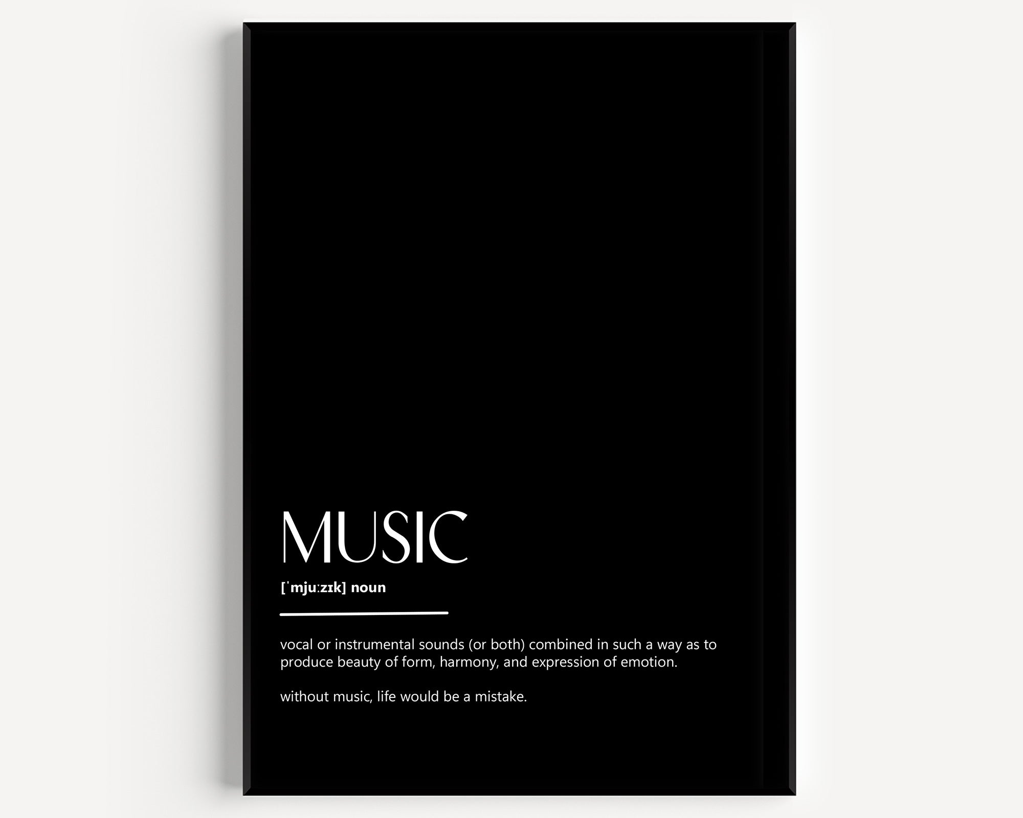 Music Definition Print – Magic Posters