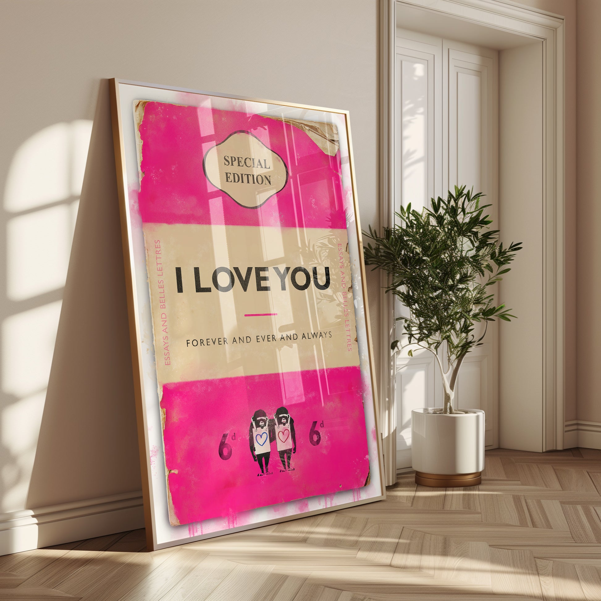 Personalised Book Cover Art Print (Oversized Design) New This Week! - Magic Posters