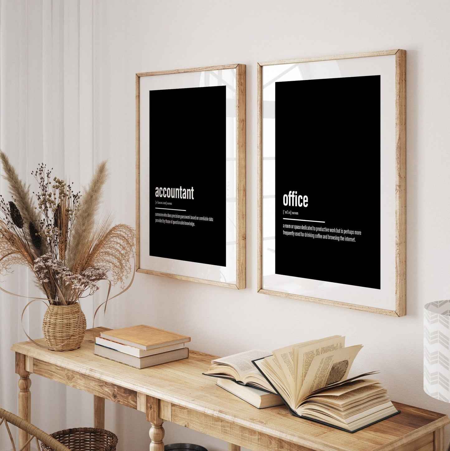 Accountant Set Of 2 Definition Prints - Magic Posters