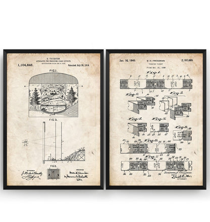 Broadway Musical Theatre Set Of 2 Patent Prints - Magic Posters