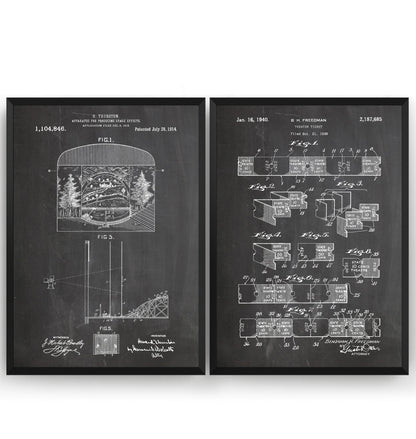 Broadway Musical Theatre Set Of 2 Patent Prints - Magic Posters