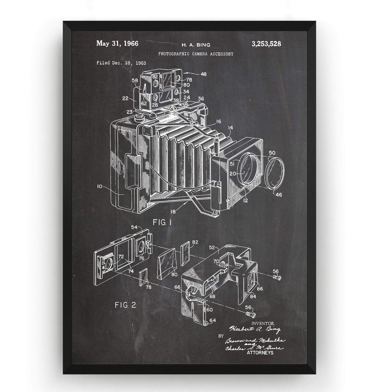 Camera Accessory 1966 Patent Print - Magic Posters