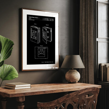 Cassette Player 1985 Patent Print - Magic Posters