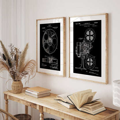 Cinema Set Of 2 Patent Prints - Magic Posters