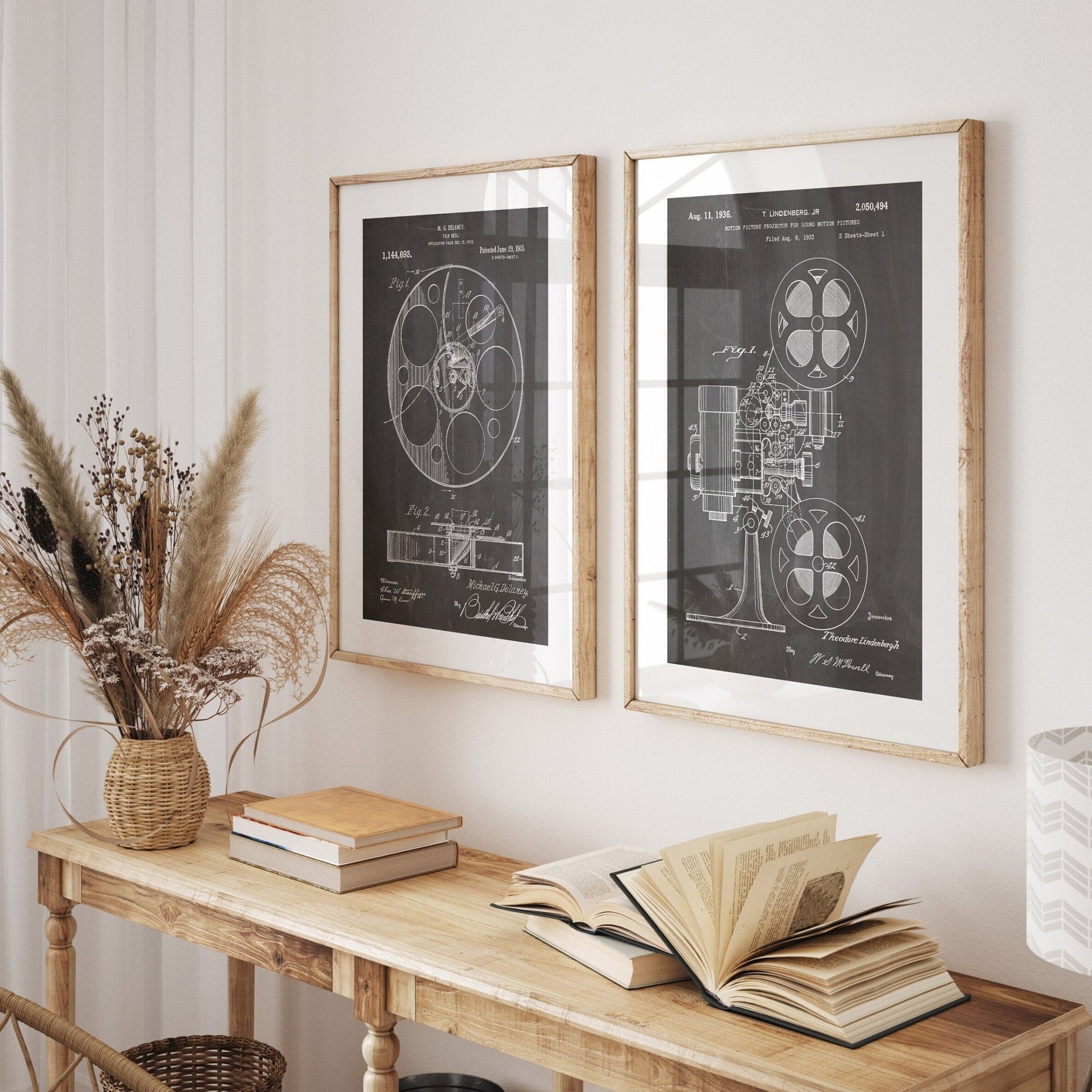 Cinema Set Of 2 Patent Prints - Magic Posters