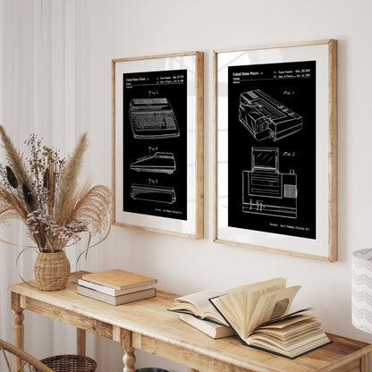 Commodore Computer Set Of 2 Patent Prints - Magic Posters