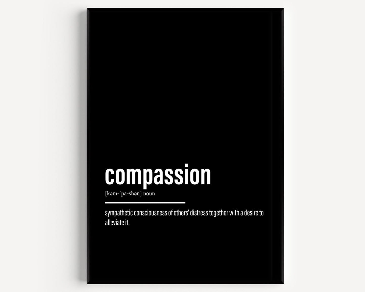 Compassion Definition Print - Magic Posters