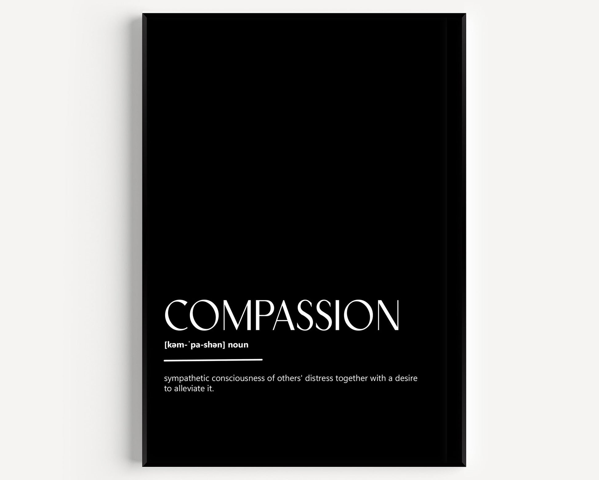 Compassion Definition Print - Magic Posters