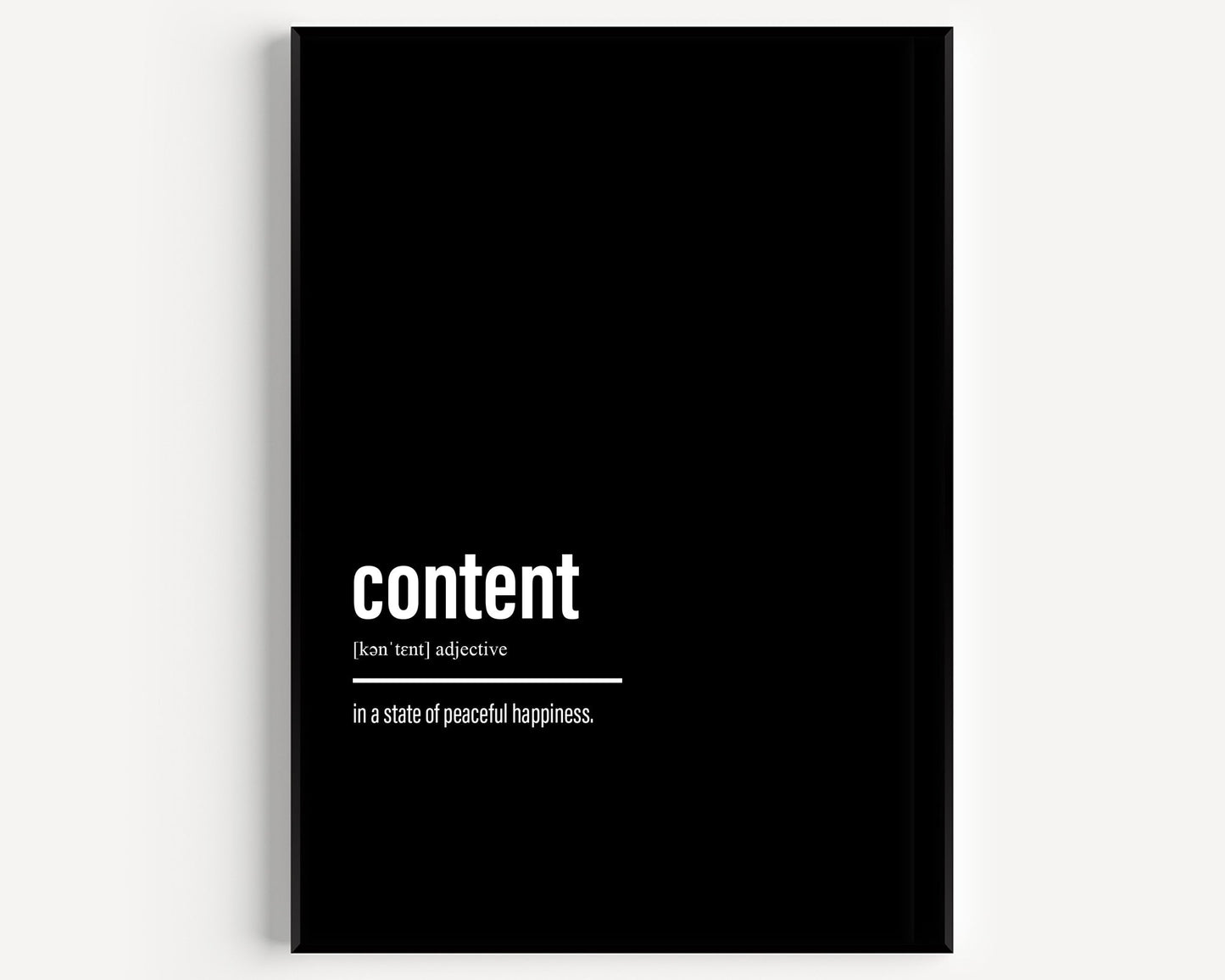 Content Definition Print - Magic Posters