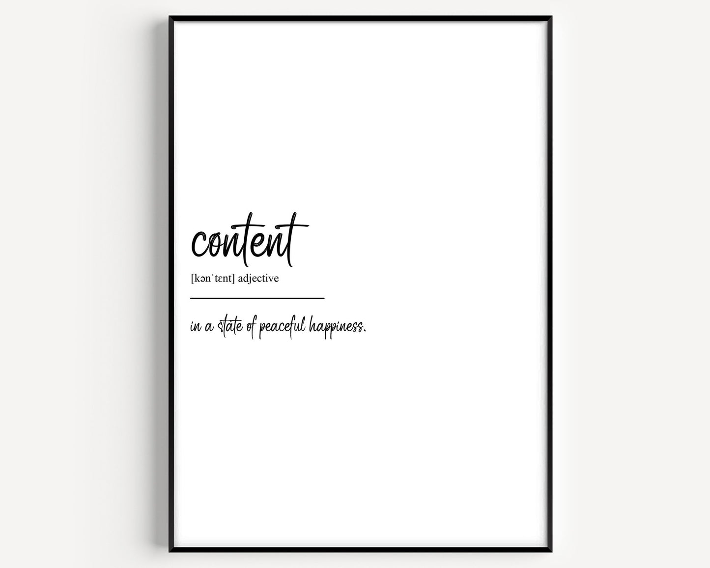 Content Definition Print - Magic Posters