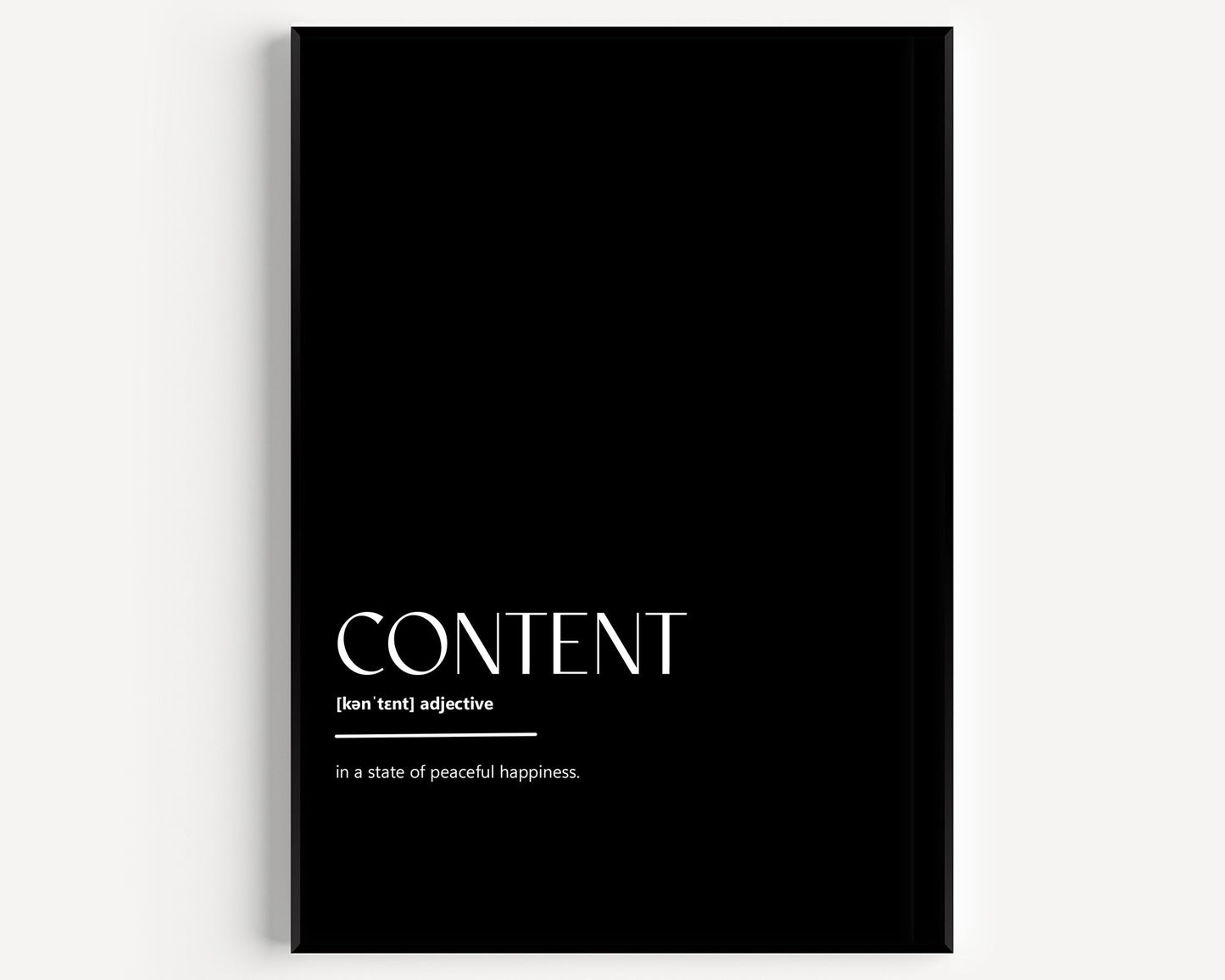 Content Definition Print - Magic Posters