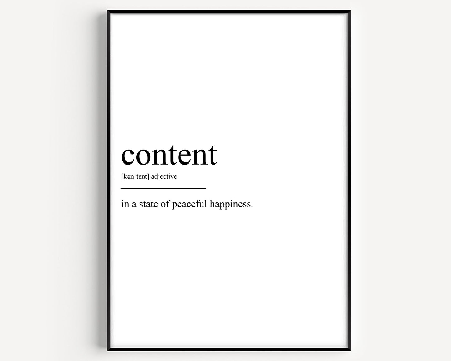 Content Definition Print - Magic Posters