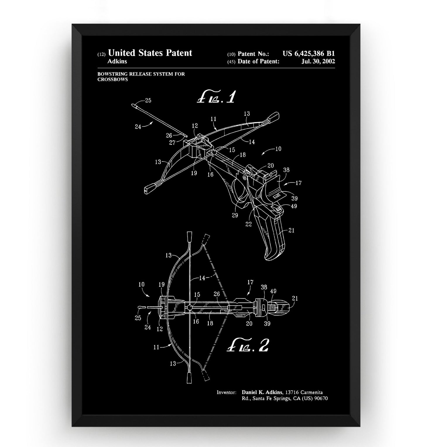 Crossbow 2002 Patent Print - Magic Posters