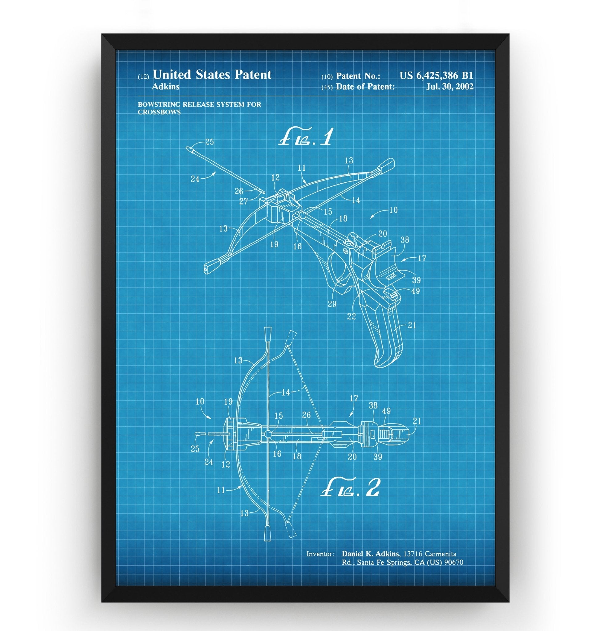 Crossbow 2002 Patent Print - Magic Posters