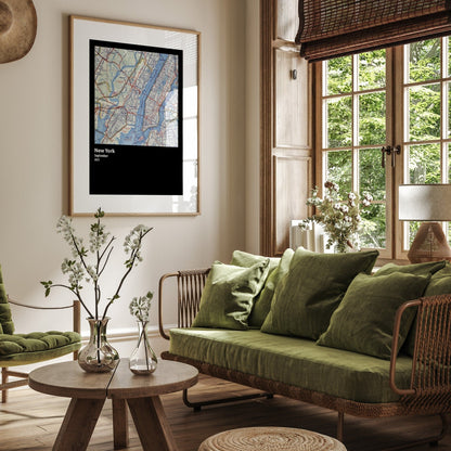 Custom City Map Set Of 3 Prints - Magic Posters