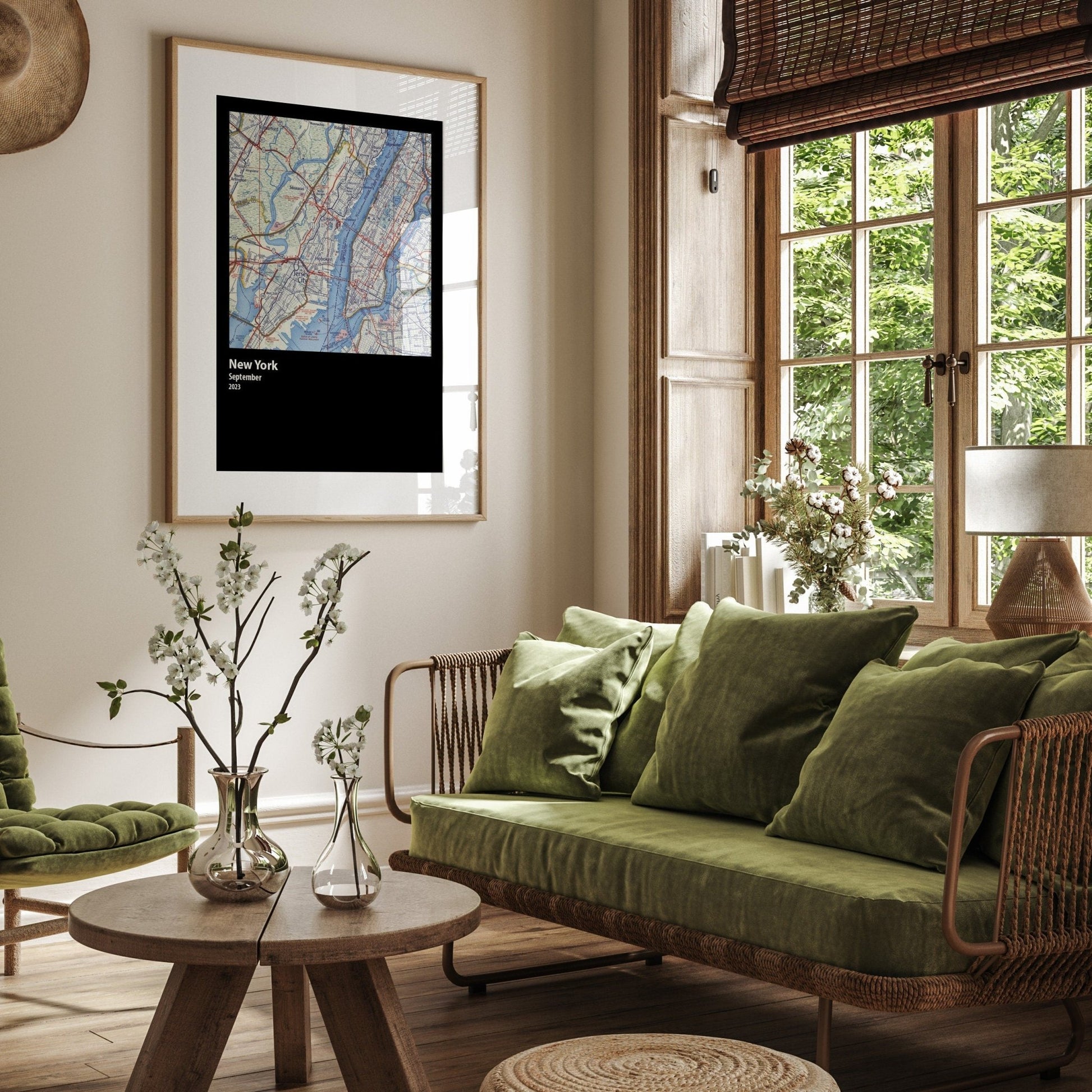 Custom City Map Set Of 6 Prints - Magic Posters