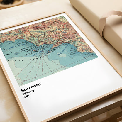 Custom City Map Set Of 6 Prints - Magic Posters