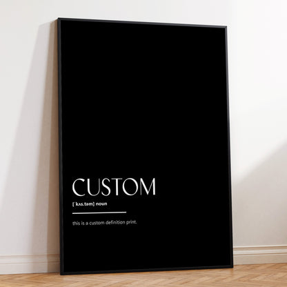 Custom Definition Print - Magic Posters