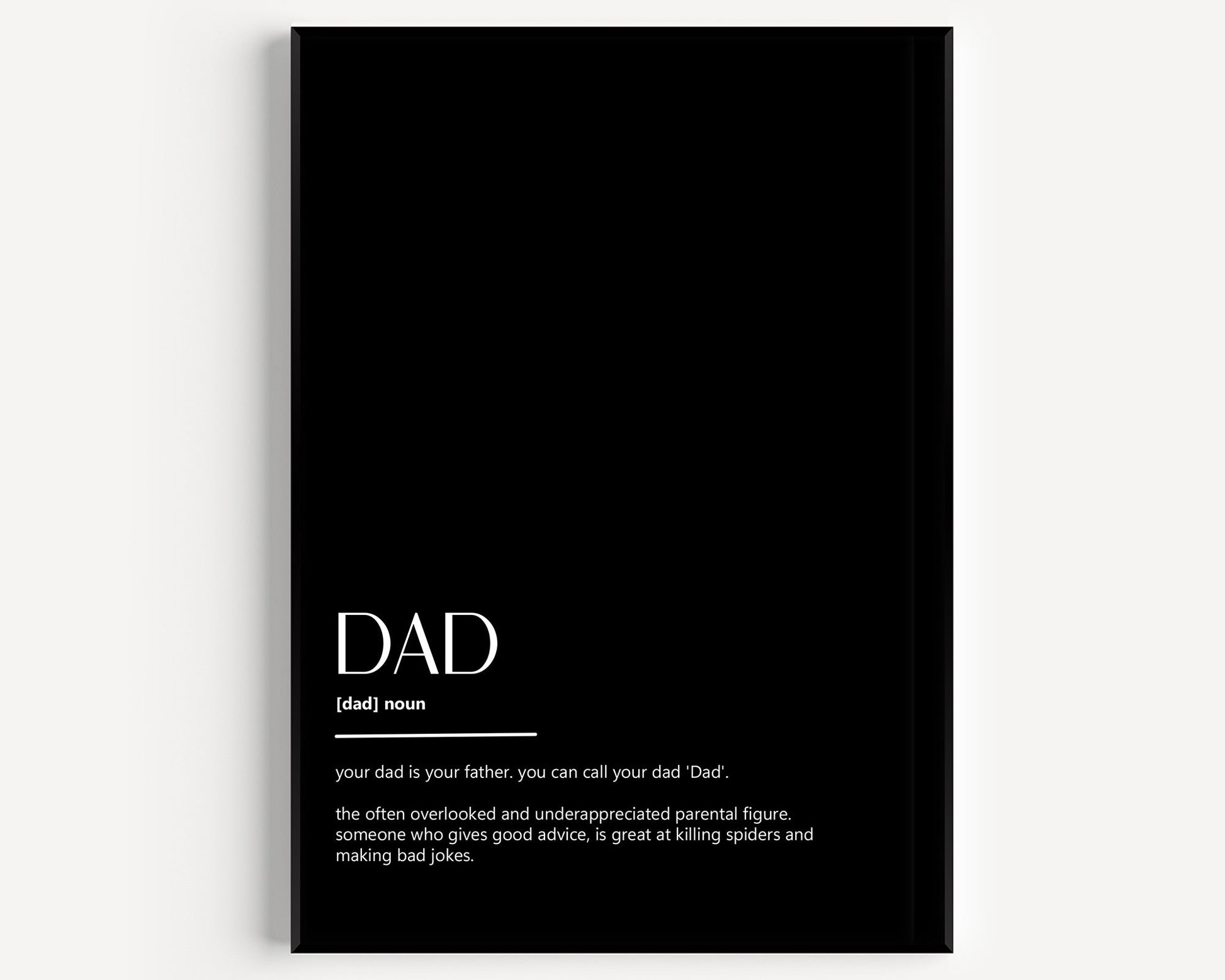 Dad Definition Print - Magic Posters