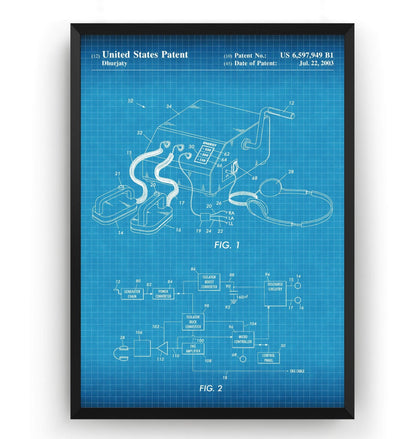 Defibrillator Patent Print - Magic Posters