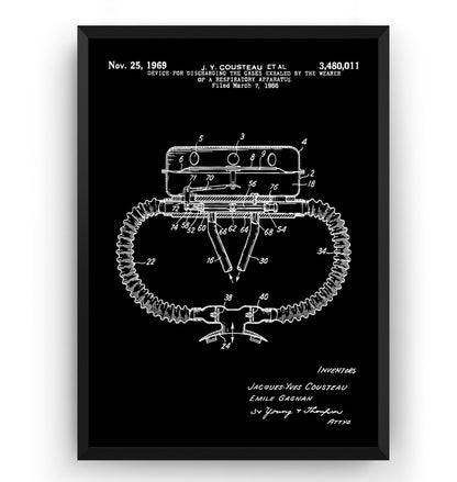 Device for Discharging Gases 1969 Patent Print - Magic Posters