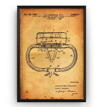 Device for Discharging Gases 1969 Patent Print - Magic Posters