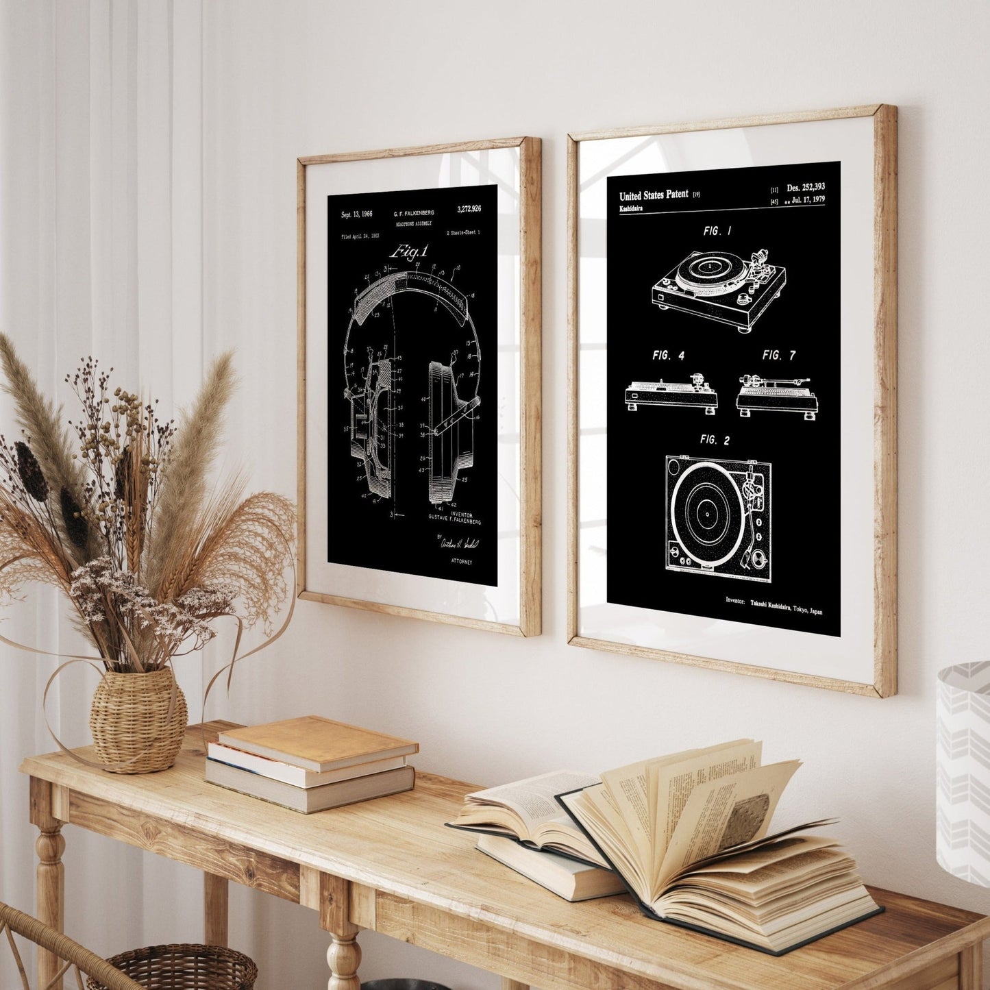 DJ Audio Set Of 2 Patent Prints - Magic Posters