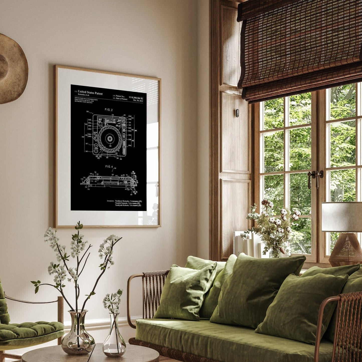 DJ Switch Device 2012 Patent Print - Magic Posters