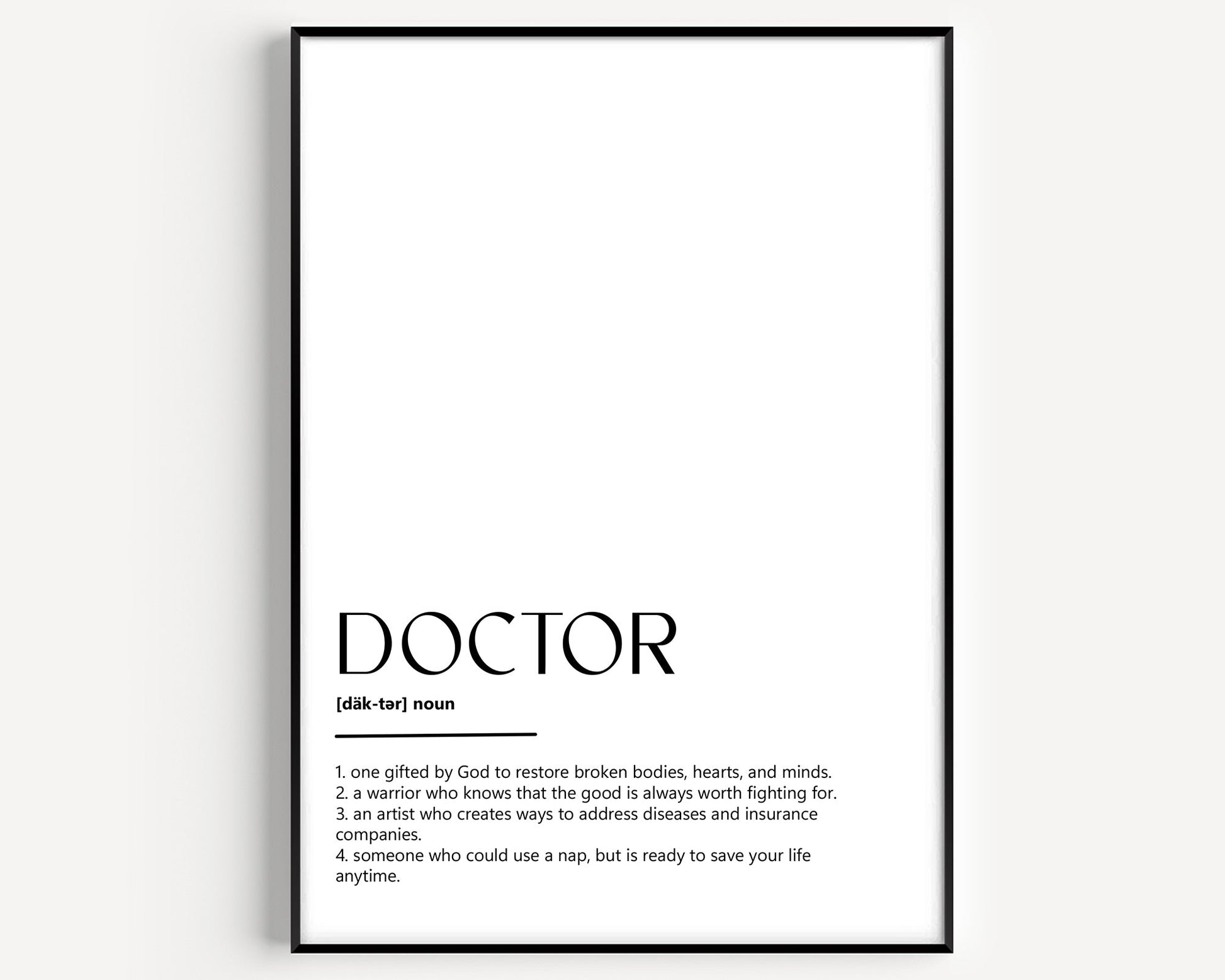 Doctor Definition Print V3 - Magic Posters