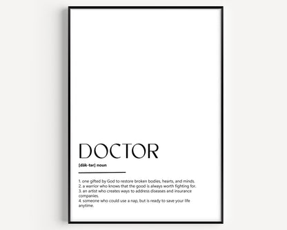 Doctor Definition Print V3 - Magic Posters