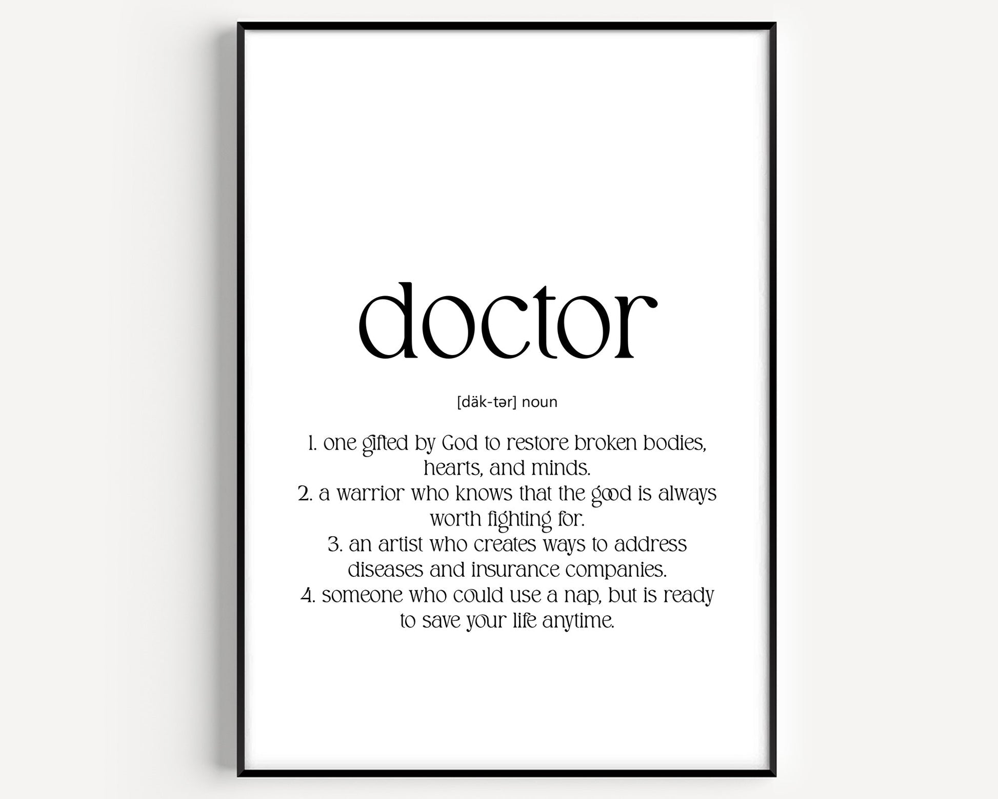 Doctor Definition Print V3 - Magic Posters