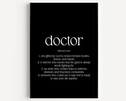 Doctor Definition Print V3 - Magic Posters