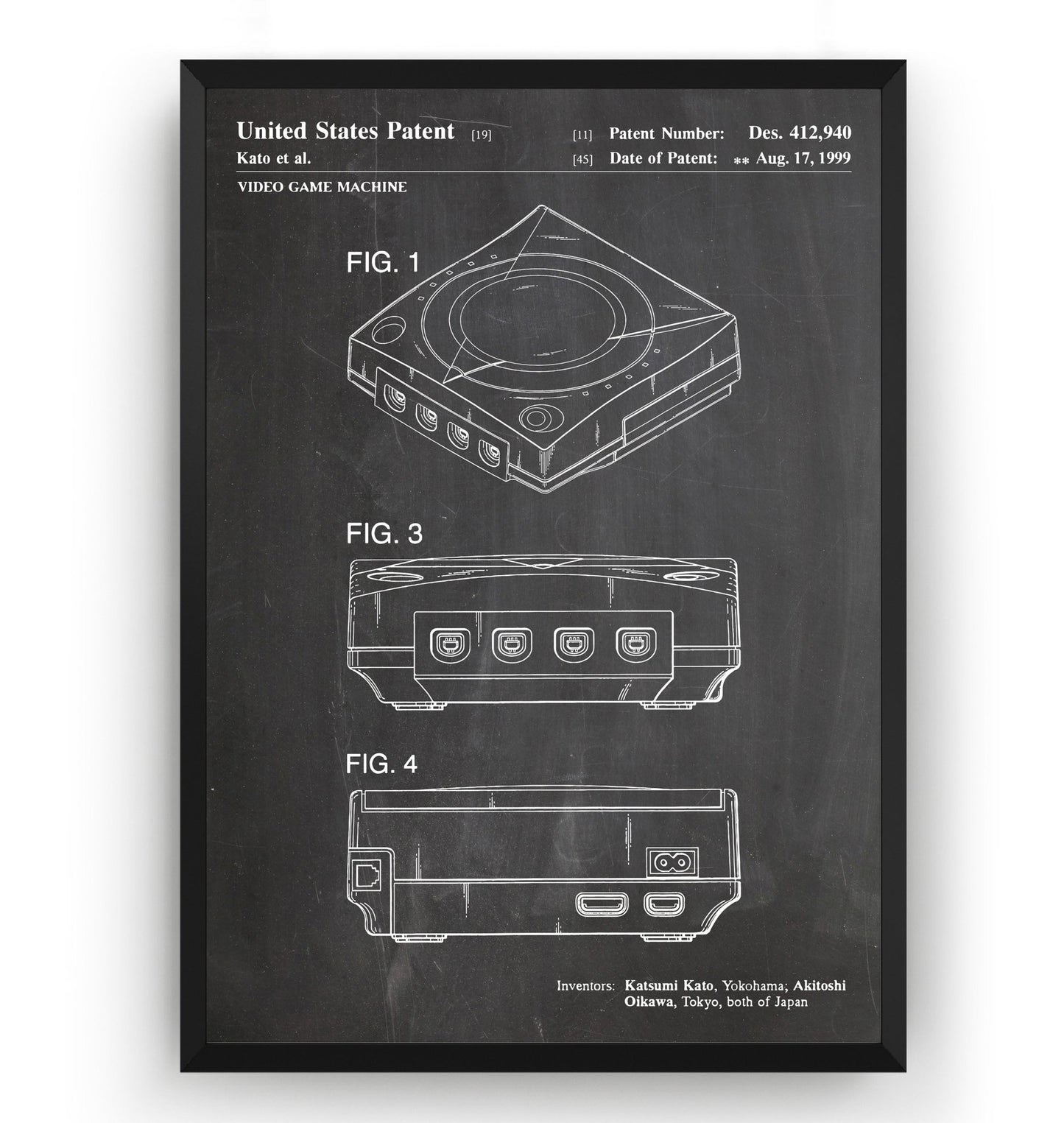 Dreamcast 1999 Patent Print - Magic Posters