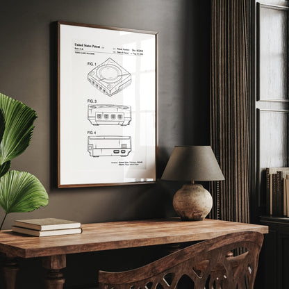 Dreamcast 1999 Patent Print - Magic Posters