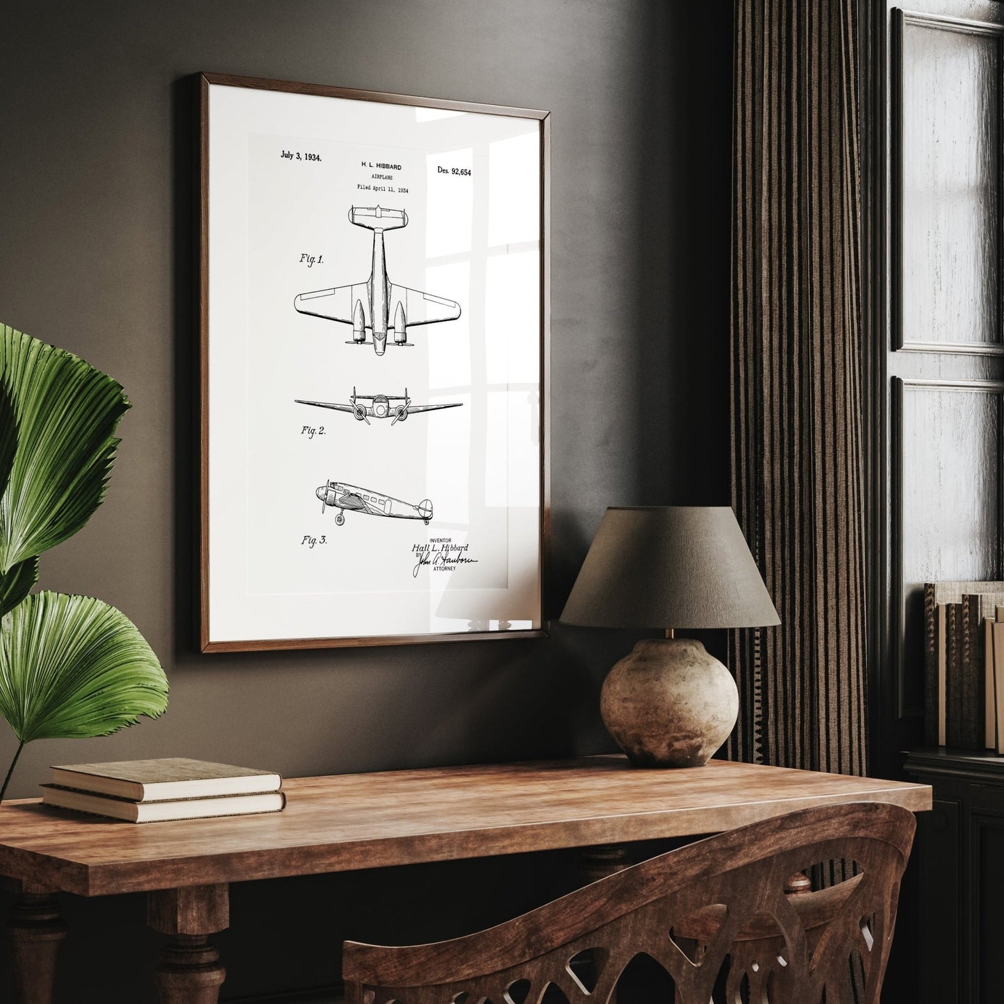 Electra Airplane Patent Print - Magic Posters