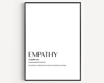 Empathy Definition Print - Magic Posters