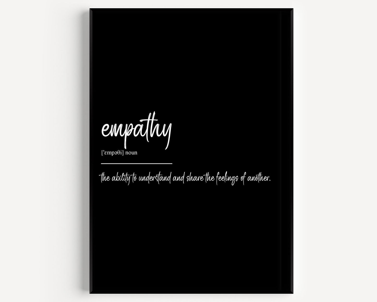 Empathy Definition Print - Magic Posters